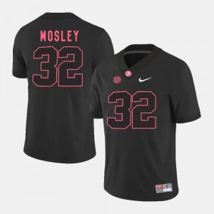 Bama Silhouette C.J. Mosley College Jersey For Men #32 Black