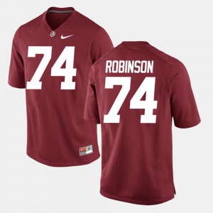 #74 Cam Robinson College Jersey Alabama Roll Tide For Men Alumni Football Game Crimson