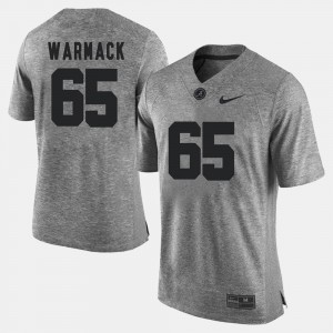 Gray Gridiron Limited Gridiron Gray Limited Bama #65 Men Chance Warmack College Jersey
