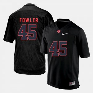 Bama Football Jalston Fowler College Jersey #45 Men Black
