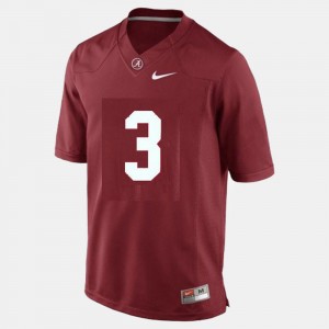 Mens Roll Tide #3 Football Red Trent Richardson College Jersey