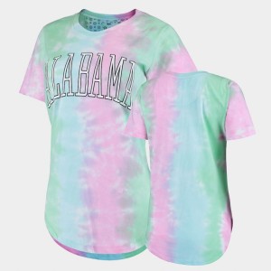 Rainbow Women's Bay College T-Shirt Bama Tie Dye