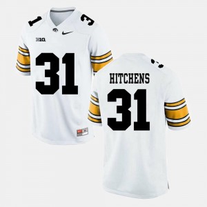 Anthony Hitchens College Jersey Iowa Alumni Football Game For Men's White #31