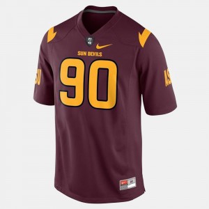#90 Red Sun Devils For Kids Football Will Sutton College Jersey