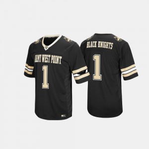 #1 Black College Jersey For Men's Hail Mary II Westpoint