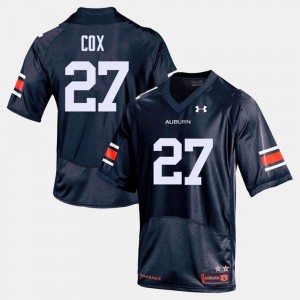 Football Chandler Cox College Jersey Navy Mens Tigers #27