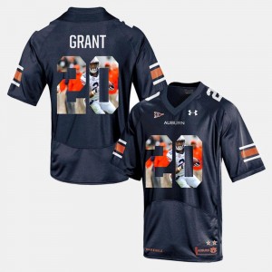 Corey Grant College Jersey For Men's Navy Blue Player Pictorial #20 AU