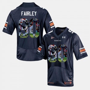 Nick Fairley College Jersey AU Men's Player Pictorial Navy Blue #90