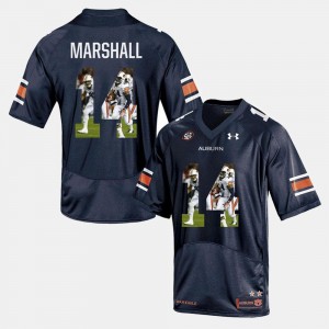 Navy Blue Men AU Nick Marshall College Jersey Player Pictorial #14