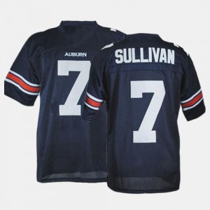 Pat Sullivan College Jersey Football Blue #7 Auburn For Men's