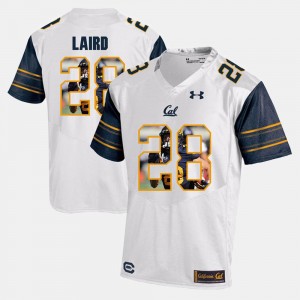 Patrick Laird College Jersey #28 Player Pictorial Bears Mens White