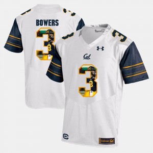 Player Pictorial #3 Ross Bowers College Jersey White California Golden Bears Men's