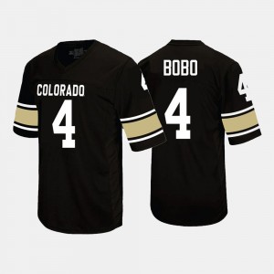University of Colorado #4 Football Black Men's Bryce Bobo College Jersey