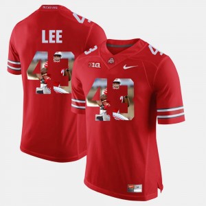 Darron Lee College Jersey Ohio State For Men Pictorial Fashion Scarlet #43