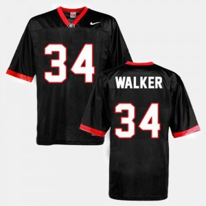 UGA Herschel Walker College Jersey #34 Football Black For Men's