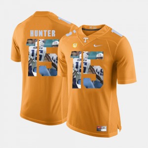 #15 Pictorial Fashion University Of Tennessee For Men's Orange Justin Hunter College Jersey
