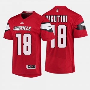 Cardinal #18 For Men Red Football Cole Hikutini College Jersey
