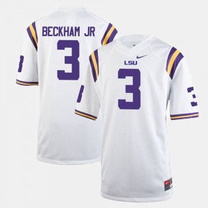 #3 For Men White Odell Beckham Jr College Jersey Alumni Football Game Louisiana State Tigers