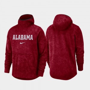 Alabama Crimson Tide College Hoodie Mens Basketball Team Logo Pullover Crimson Spotlight