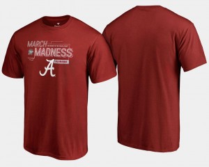 2018 March Madness Bound Airball Men College T-Shirt Alabama Crimson Basketball Tournament