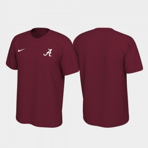 Legend Crimson Left Chest Logo Alabama Roll Tide Men's College T-Shirt