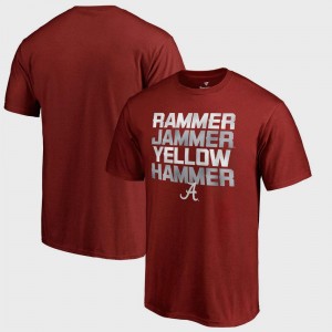Alabama Bowl Game For Men Crimson Hometown Collection Rammer Jammer Fanatics College T-Shirt