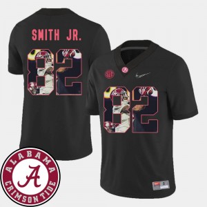 Football Irv Smith Jr. College Jersey For Men's Bama Pictorial Fashion #82 Black