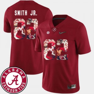 Football Crimson Irv Smith Jr. College Jersey Pictorial Fashion For Men's #82 University of Alabama
