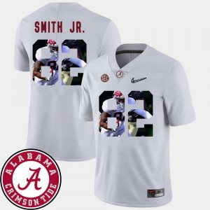 White Pictorial Fashion Football Mens Alabama Roll Tide #82 Irv Smith Jr. College Jersey