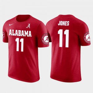 Bama Julio Jones College T-Shirt Atlanta Falcons Football Red Men Future Stars #11