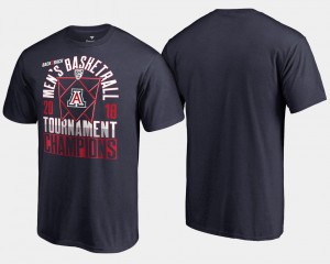 Navy 2018 Pac-12 Champions Mens Basketball Conference Tournament Arizona Wildcats College T-Shirt
