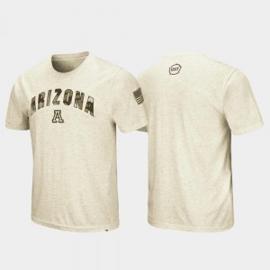 OHT Military Appreciation Oatmeal College T-Shirt Desert Camo For Men's Arizona Wildcats