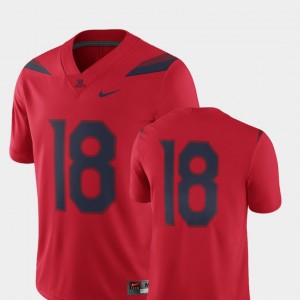 UofA Football Mens 2018 Game College Jersey Red #18
