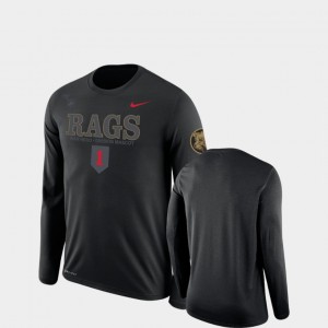Rags Legend Long Sleeve Men's Rivalry College T-Shirt Black USMA