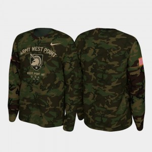 Mens Army West Point Legend Long Sleeve College T-Shirt 2019 Veterans Day Camo