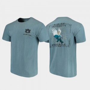 Auburn University Blue Men's State Scenery Comfort Colors College T-Shirt