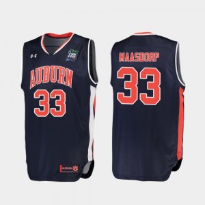 Replica For Men Navy AU #33 Chase Maasdorp College Jersey 2019 Final-Four