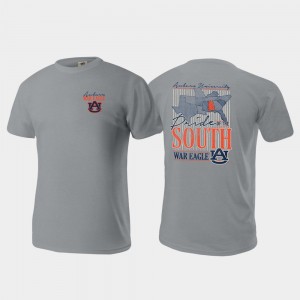 Gray Pride of the South Comfort Colors Men AU College T-Shirt