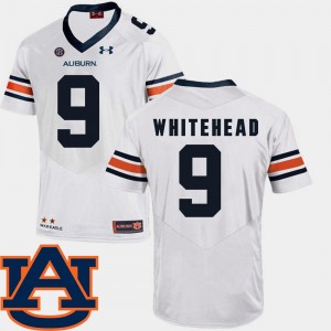 SEC Patch Replica #9 White Auburn Jermaine Whitehead College Jersey Men Football