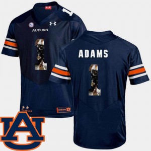 Montravius Adams College Jersey Football Navy AU #1 Pictorial Fashion For Men's
