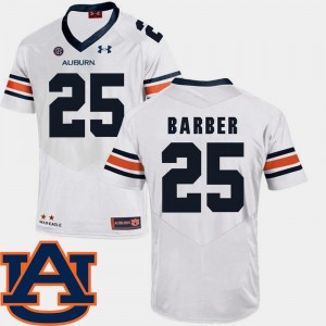 AU Peyton Barber College Jersey SEC Patch Replica White For Men Football #25