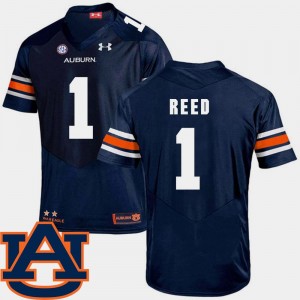 Trovon Reed College Jersey #1 SEC Patch Replica For Men AU Navy Football