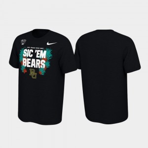 For Men's Verbiage Baylor Bears Black 2020 Sugar Bowl Bound College T-Shirt