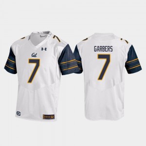 Replica White Berkeley For Men's Chase Garbers College Jersey #7 Football