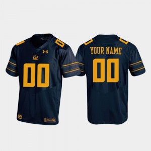 For Men's Football Navy #00 College Customized Jersey Replica California Golden Bears