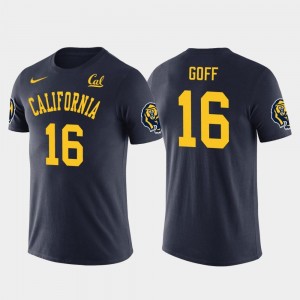 #16 Future Stars Los Angeles Rams Football California Bears Navy Jared Goff College T-Shirt Men's