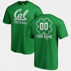 Kelly Green College Custom T-Shirts St. Patrick's Day Fanatics Big & Tall Dubliner University of California Men's #00