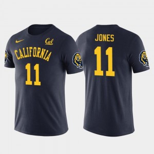 #11 Navy Future Stars California Bears Men Marvin Jones College T-Shirt Detroit Lions Football
