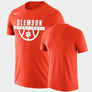 Clemson Orange Drop Legend College T-Shirt Performance Basketball For Men