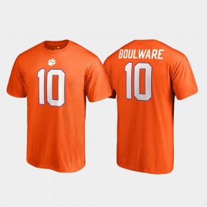 Ben Boulware College T-Shirt Name & Number Legends Orange Mens CFP Champs #10